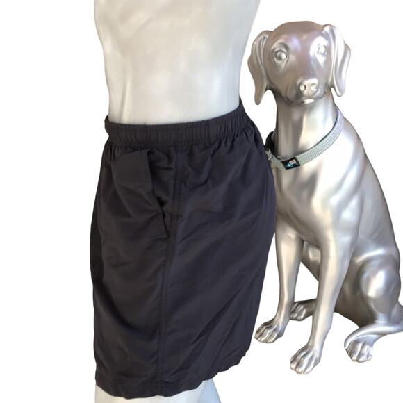 L.L. Bean  Black Swim Trunk Shorts with Pocket Men's Size XL - Picture 3 of 8